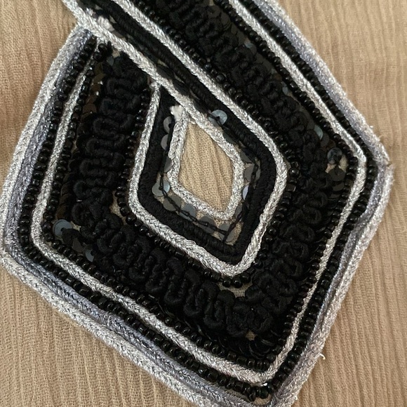 Soft Surroundings Beaded Swim Cover-Up Dress Tunic Sequin Sequence‎ Size Medium - Picture 5 of 11